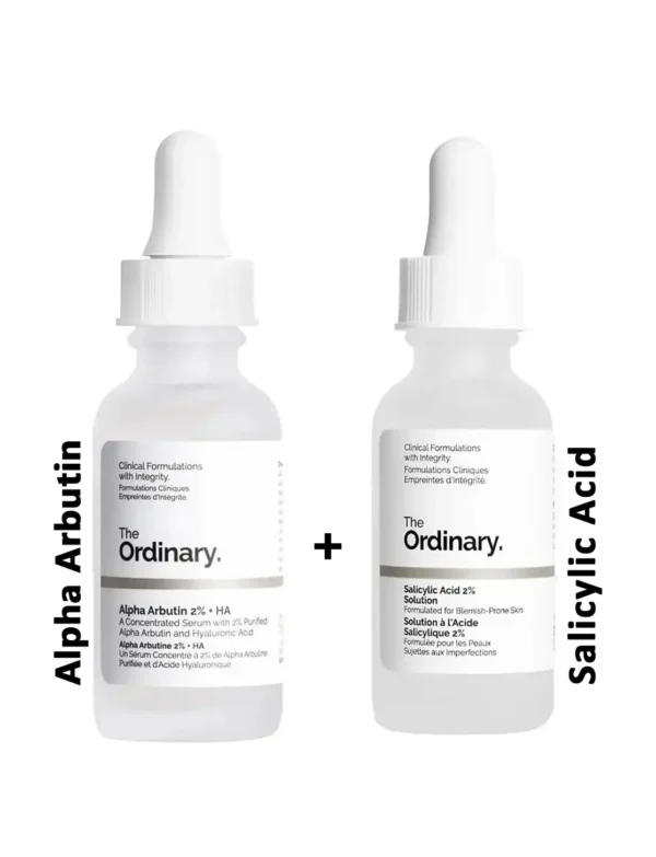 Salicylic Acid 2% Solution + Alpha Arbutin 2% HA Combo