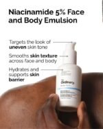 Niacinamide 5% Face and Body Emulsion 100ml - Image 3